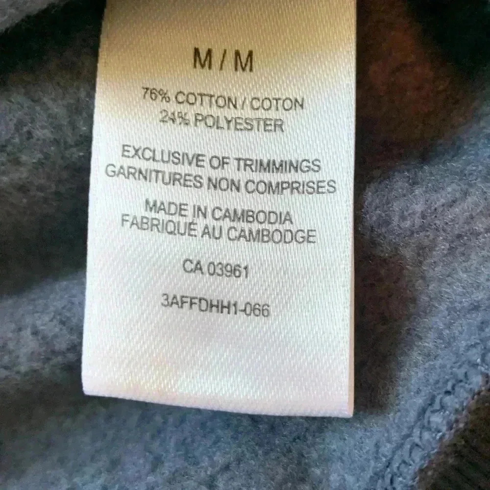 Denver  Hayes Winter Weight Hoodie w Flowers - Picture 4 of 7